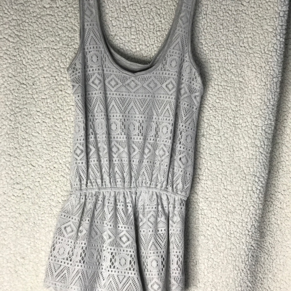 Grey pattern Romper